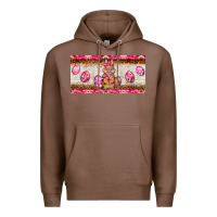 Chestnut pink camouflage egg hunter bunny   license plate Premium Hoodie - BarkalooDesign