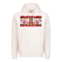 Pale Pink pink camouflage egg hunter bunny   license plate Premium Hoodie - BarkalooDesign