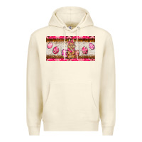 Sandshell pink camouflage egg hunter bunny   license plate Premium Hoodie - BarkalooDesign
