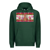 Sports Green pink camouflage egg hunter bunny   license plate Premium Hoodie - BarkalooDesign