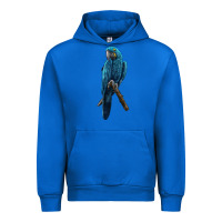 Cobalt Hyacinth Macaw Urban Hoodie - LillyAllenDesigns