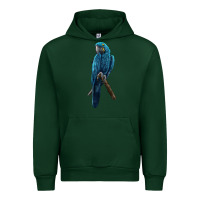 Foreset Green Hyacinth Macaw Urban Hoodie - LillyAllenDesigns