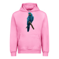 Fuchsia Pink Hyacinth Macaw Urban Hoodie - LillyAllenDesigns