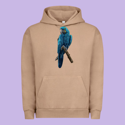 Hyacinth Macaw Urban Hoodie Designed By Lillyallendesigns