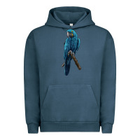 Pigment Midnight Navy Hyacinth Macaw Urban Hoodie - LillyAllenDesigns