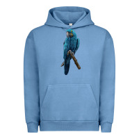 Pigment Pebble Blue Hyacinth Macaw Urban Hoodie - LillyAllenDesigns