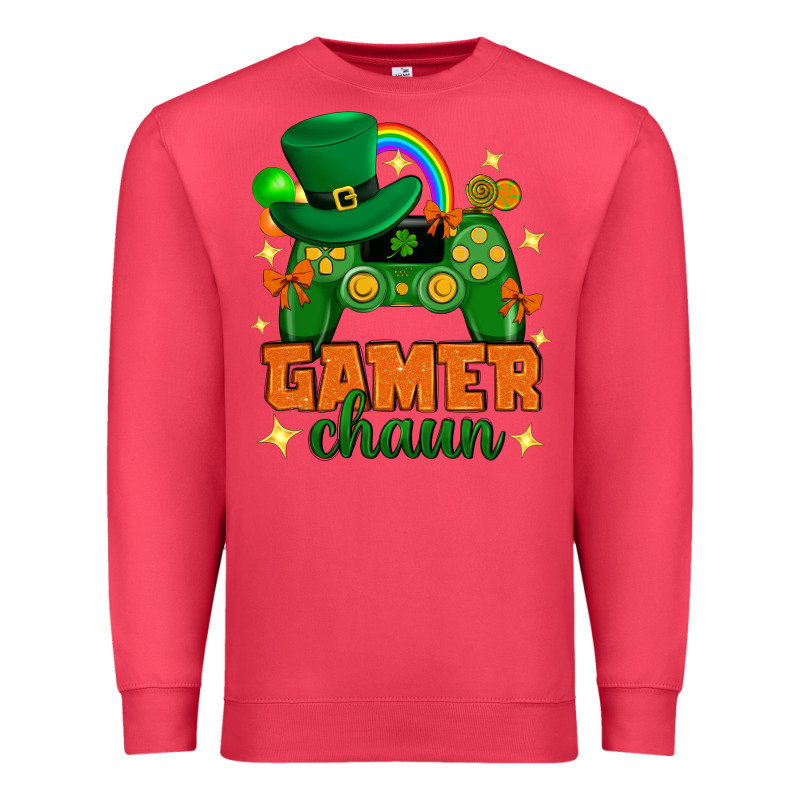 Gamer Chaun St.patricks Day Premium Sweatshirt by Neo Western | Teevron