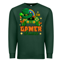 Sports Green Gamer chaun st.patricks day Premium Sweatshirt - Neo Western