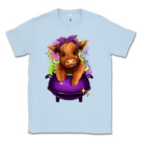 Dusty Blue Halloween Heifer Classic Tee - RanaPortraitStore