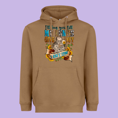 I'll Love You Tillmy Lungs Give Out I Ain't Lyin' Heavyweight Hoodie Designed By Zillion Design Studio