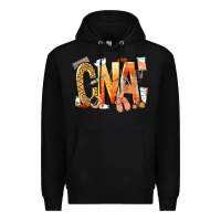 Black cna certified nursing assistant nurse Premium Hoodie - NancyCooperArtShop