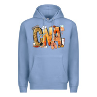 Colony Blue cna certified nursing assistant nurse Premium Hoodie - NancyCooperArtShop