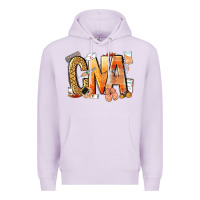 Lilac cna certified nursing assistant nurse Premium Hoodie - NancyCooperArtShop