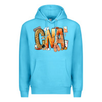 Ocean Blue cna certified nursing assistant nurse Premium Hoodie - NancyCooperArtShop