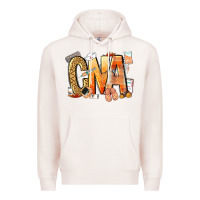 Pale Pink cna certified nursing assistant nurse Premium Hoodie - NancyCooperArtShop