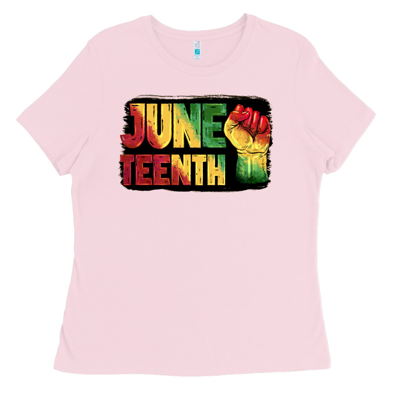 Juneteenth Ladies Tee by BarkalooDesign | Teevron