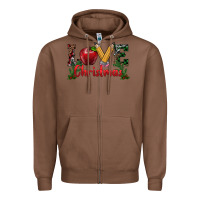 Chestnut Western Christmas Love Zipper Hoodie - RanaPortraitStore