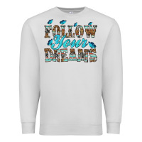 Dove Grey follow your dreams Premium Sweatshirt - HRA Design Shop
