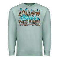 Seafoam follow your dreams Premium Sweatshirt - HRA Design Shop