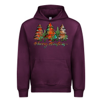 Mauve Wine western christmas trees merry christmas Urban Hoodie - Jasminsmagicworld