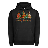 Pigment Black western christmas trees merry christmas Urban Hoodie - Jasminsmagicworld