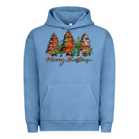Pigment Pebble Blue western christmas trees merry christmas Urban Hoodie - Jasminsmagicworld