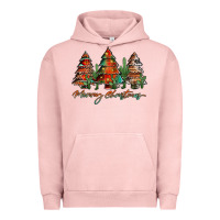 Pigment Salmon western christmas trees merry christmas Urban Hoodie - Jasminsmagicworld