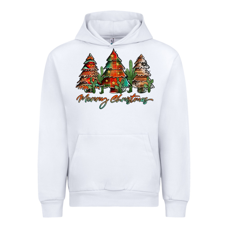 Western Christmas Trees Merry Christmas Urban Hoodie by Jasminsmagicworld | Teevron