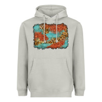 Moon Dust western leopard tooled leather background Heavyweight Hoodie - Zillion Design Studio