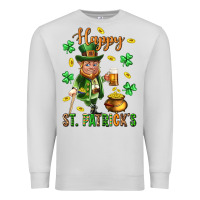 Dove Grey Happy st. patricks day Premium Sweatshirt - Neo Western
