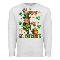Oatmeal Heather Happy st. patricks day Premium Sweatshirt - Neo Western