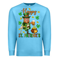 Ocean Blue Happy st. patricks day Premium Sweatshirt - Neo Western