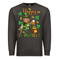 Smoke Happy st. patricks day Premium Sweatshirt - Neo Western