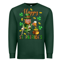 Sports Green Happy st. patricks day Premium Sweatshirt - Neo Western