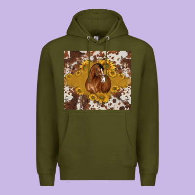 Horse Premium Hoodie Designed By Barkaloodesign
