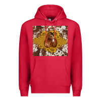 Cardinal horse Premium Hoodie - BarkalooDesign