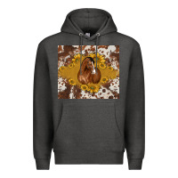 Charcoal Heather horse Premium Hoodie - BarkalooDesign