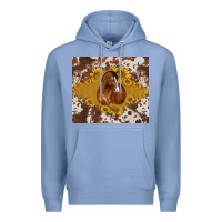 Colony Blue horse Premium Hoodie - BarkalooDesign