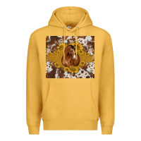 Mustard horse Premium Hoodie - BarkalooDesign