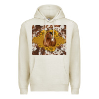 Oatmeal Heather horse Premium Hoodie - BarkalooDesign