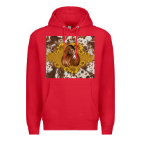 Red horse Premium Hoodie - BarkalooDesign