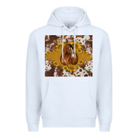 White horse Premium Hoodie - BarkalooDesign