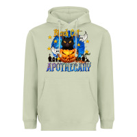 Matcha Black Cat Apothecary Heavyweight Hoodie - texasbilliewilder