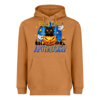 Meerkat Black Cat Apothecary Heavyweight Hoodie - texasbilliewilder