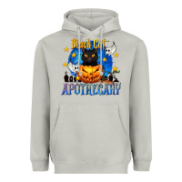 Moon Dust Black Cat Apothecary Heavyweight Hoodie - texasbilliewilder