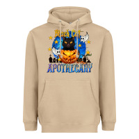 Mushroom Black Cat Apothecary Heavyweight Hoodie - texasbilliewilder