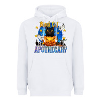 White Black Cat Apothecary Heavyweight Hoodie - texasbilliewilder