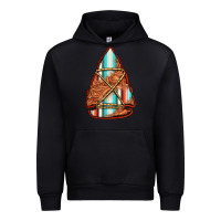 Black turquoise serape tooled leather arrowhead Urban Hoodie - Jasminsmagicworld