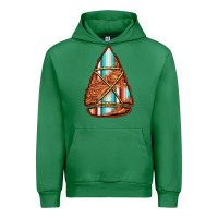Emerald turquoise serape tooled leather arrowhead Urban Hoodie - Jasminsmagicworld