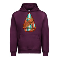 Mauve Wine turquoise serape tooled leather arrowhead Urban Hoodie - Jasminsmagicworld